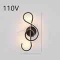 Nordic minimalist LED wall lamp in black or white with silicone shade for bedroom bedside lighting