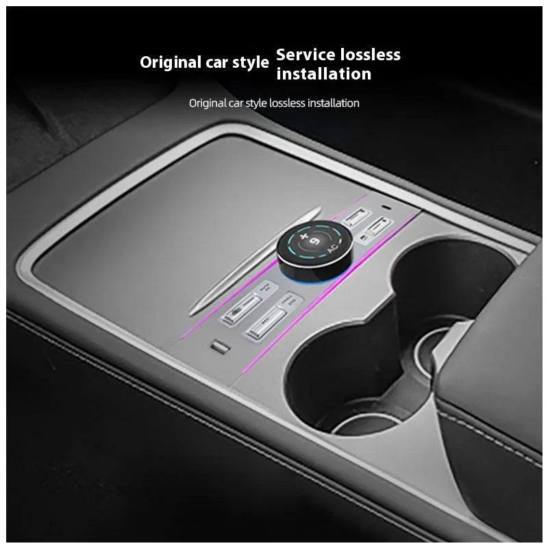 Model3Y LCD expansion dock with 1.46-inch IPS screen in centre console for 21-22 Model 3 and 21-24 Model Y