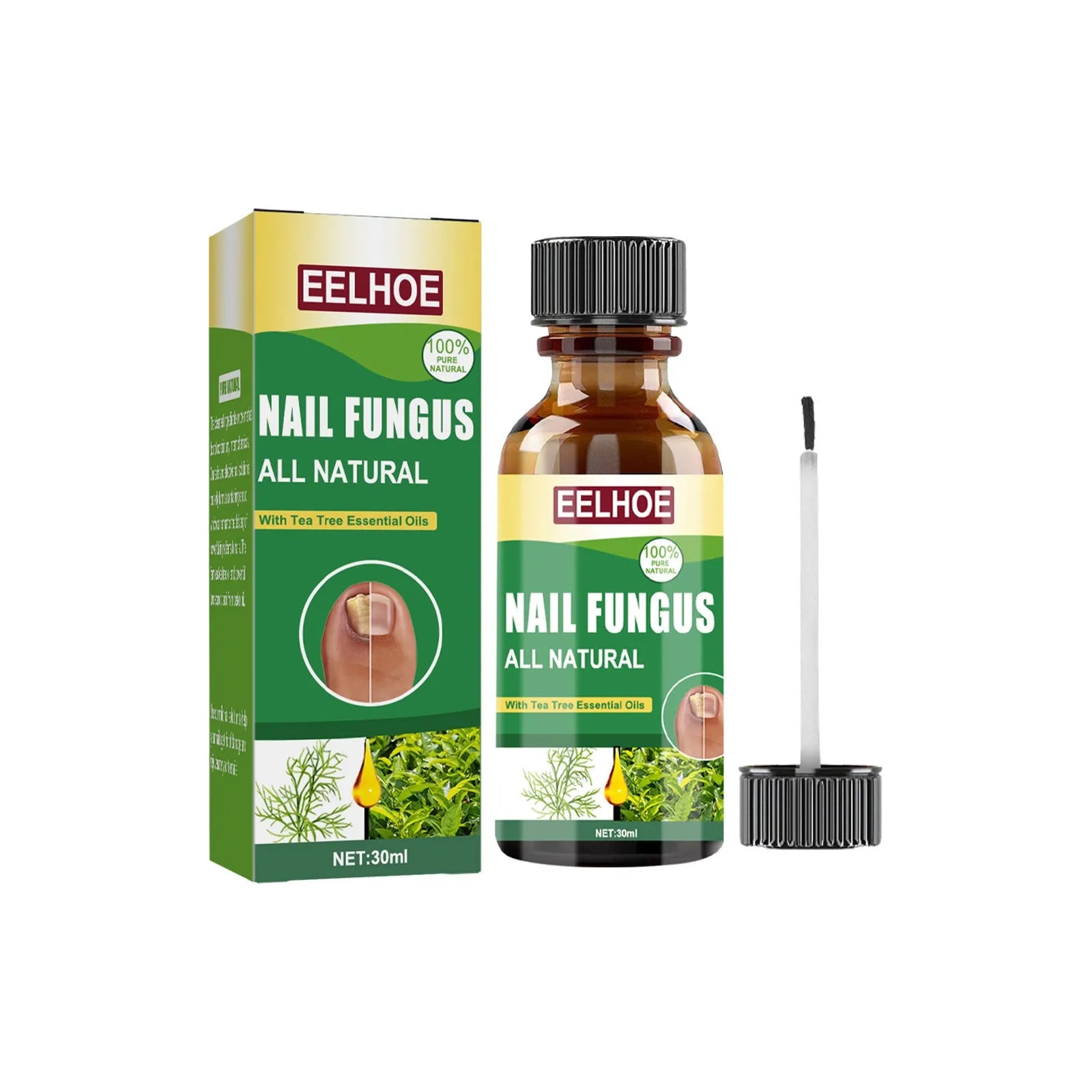 30ml bottle of tea tree oil nail repair fluid for hand and foot nail care
