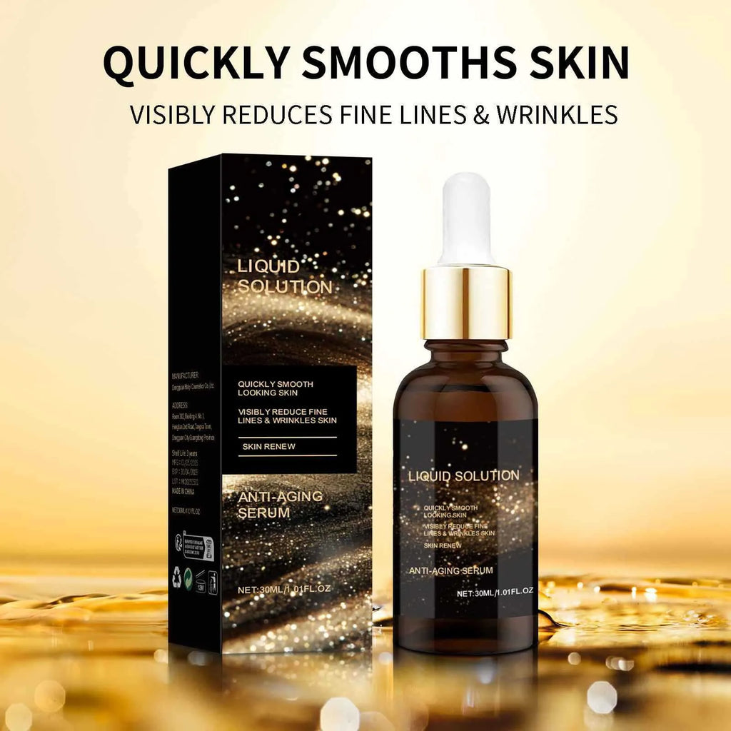 30 ml facial care solution bottle with hyaluronic acid formula for delicate skin