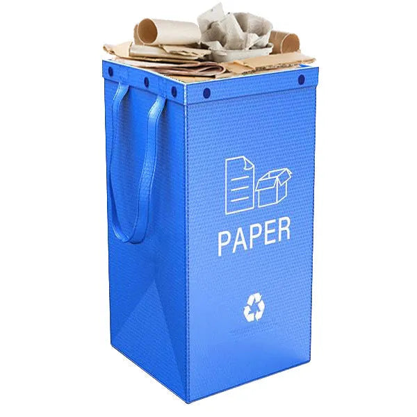 40L waterproof garbage classification bin in PP material with 30x50x30cm dimensions available in multiple colours