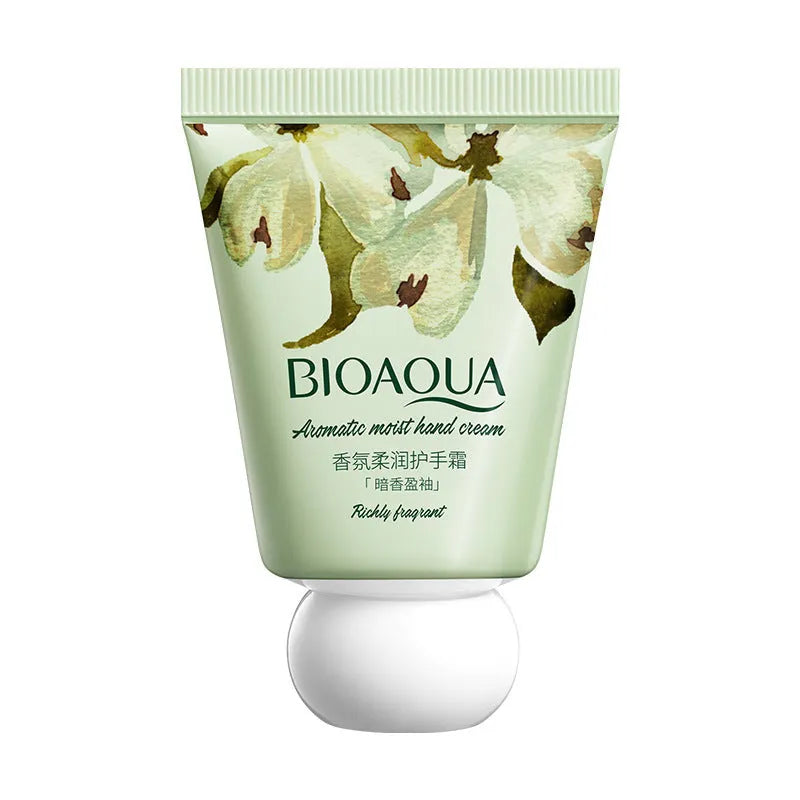 30g fragrance moisturising hand cream tube with three scent options: Dark Fragrant Sleeves, Delicate, and Pine and Cypress