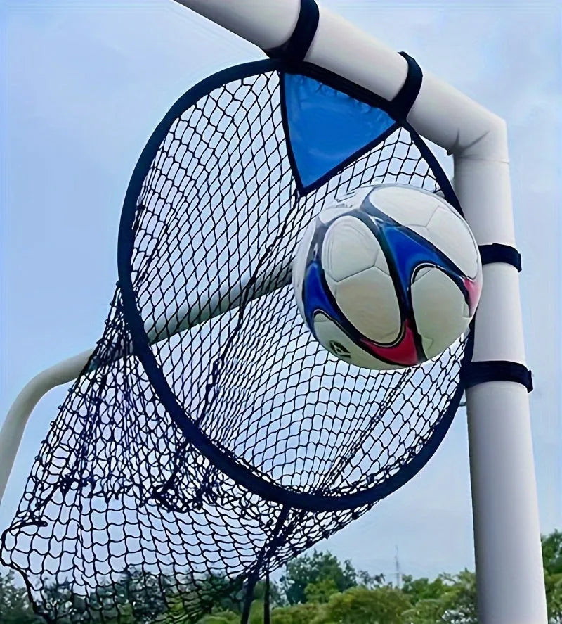 Portable 4ft soccer training goal net with carry bag for practice drills