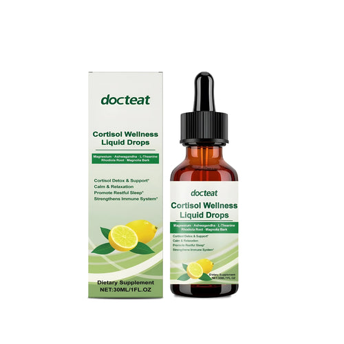 30ml bottle of supplement drops for body health regulation with traditional Chinese medicine extract and rhodiola root