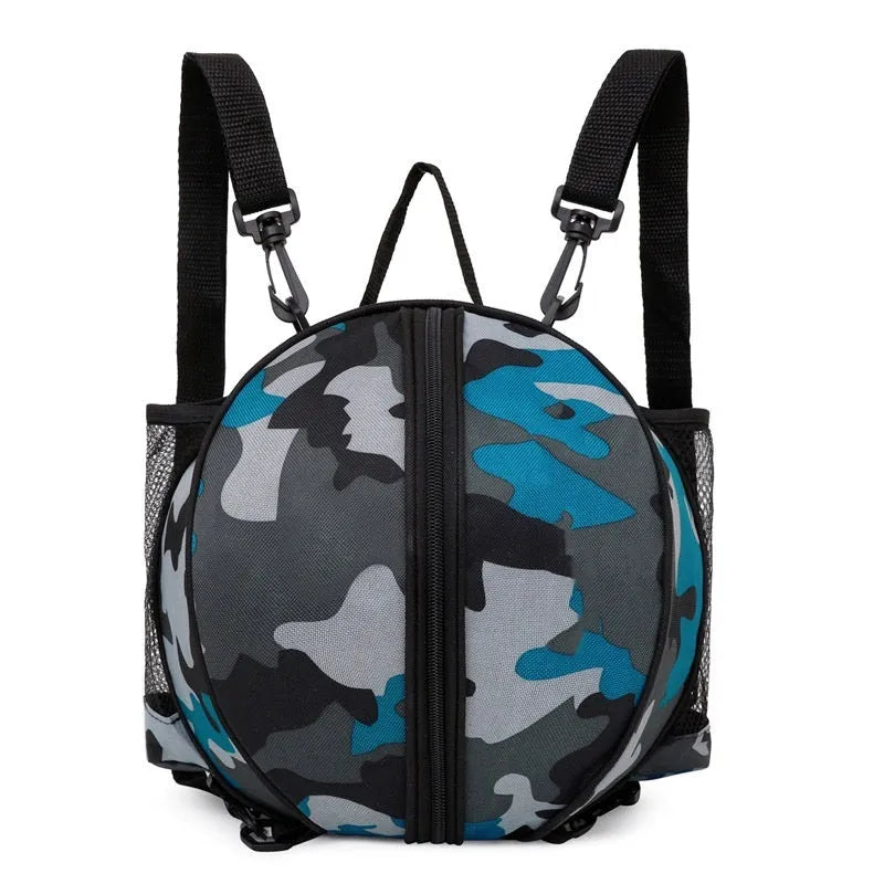 Oxford cloth basketball training bag with 9L capacity showing colour options
