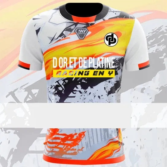 Men's regular fit grey mesh short sleeve t-shirt made from polyester bird eye cloth.