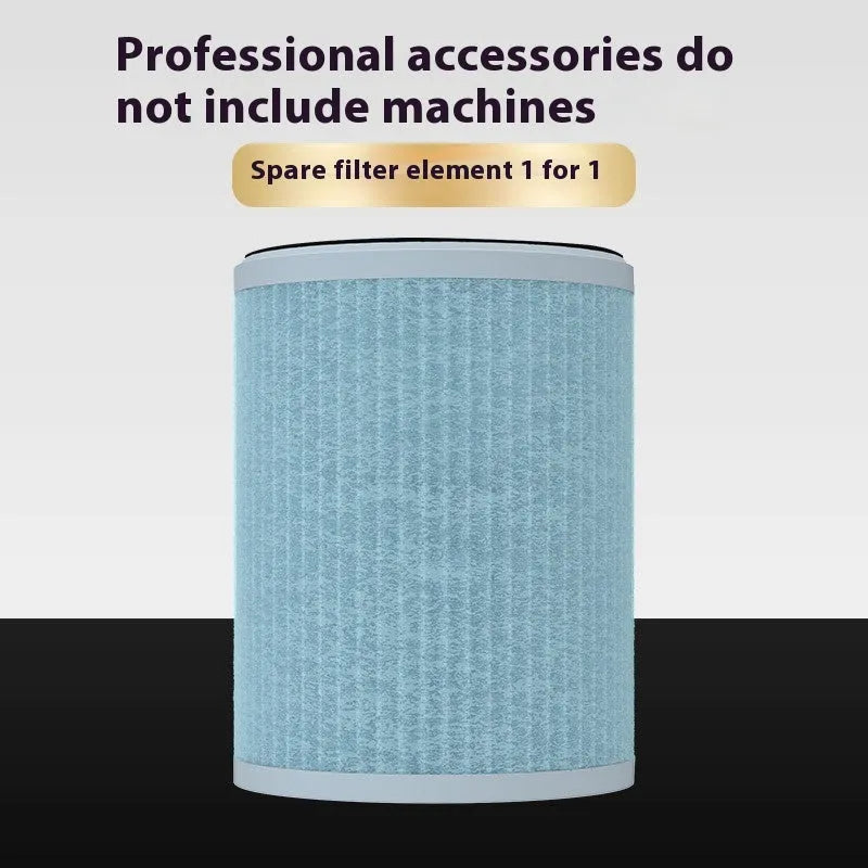 Desktop air purifier with formaldehyde removal and anemometer, beige colour, for household use