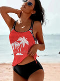 Women's loose-fitting bikini briefs in split style, shown in multiple colour options.