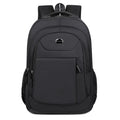 Oxford cloth business backpack with curved shoulder straps in black, blue, green, or red colour options