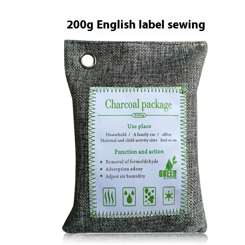 Bamboo charcoal bags for formaldehyde removal in household air purification