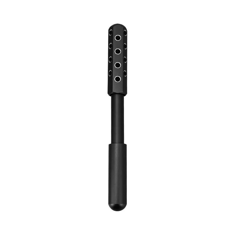 Germanium stone facial roller beauty stick in black, purple, and rose gold, 19x172 mm size