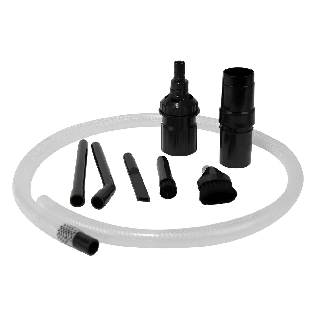 Eight-piece vacuum cleaner tool kit with small suction head for handheld vacuums