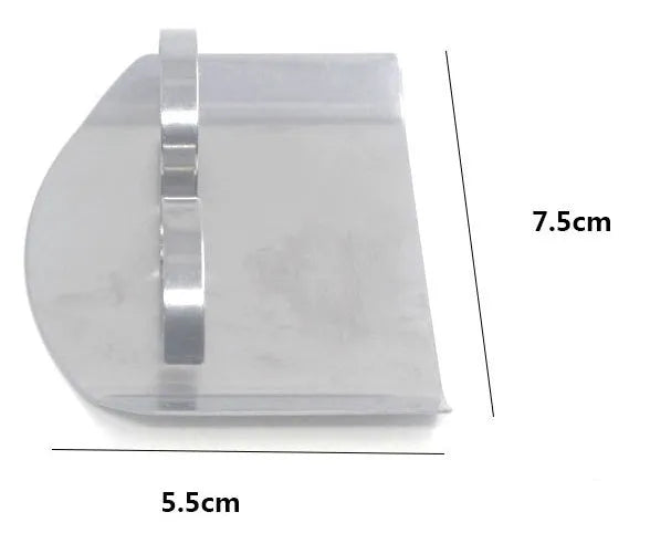 Stainless steel finger guard for cutting protection with single and double finger size options