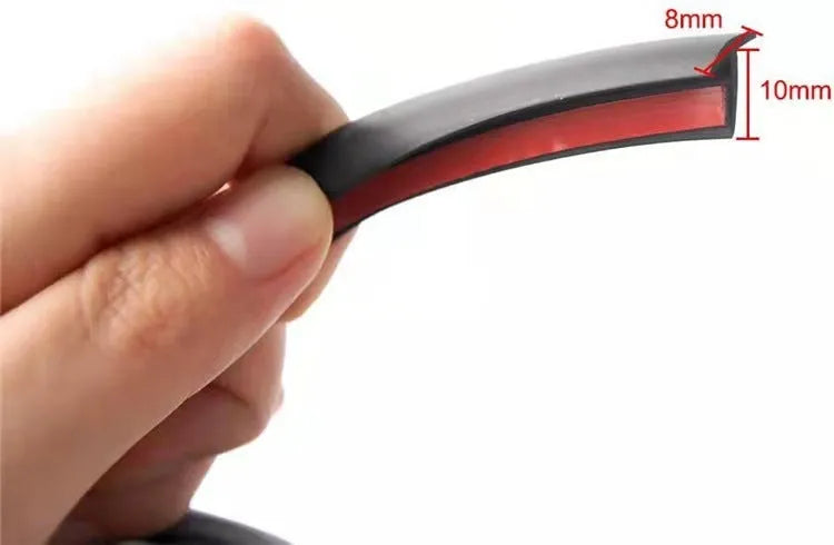 Roll of black TPE universal rubber seal strip for automotive and door gap filling.