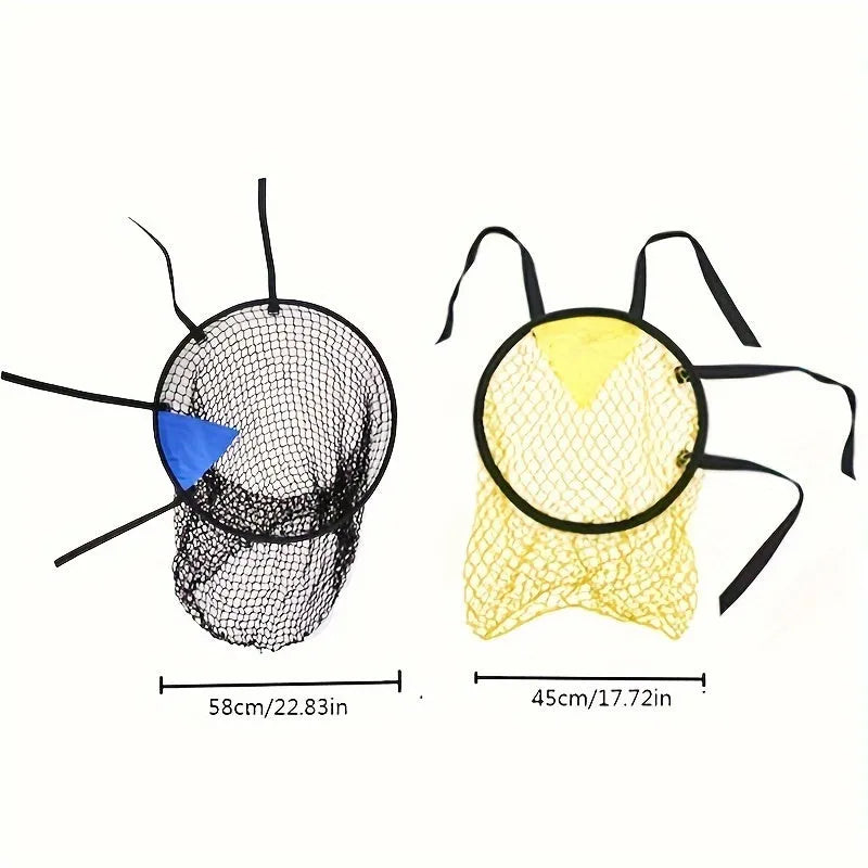 Portable 4ft soccer training goal net with carry bag for practice drills