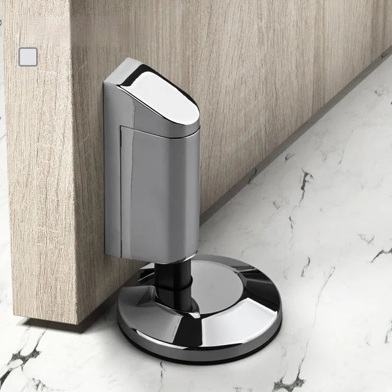 Zinc alloy invisible door stopper in six colour finishes for modern households