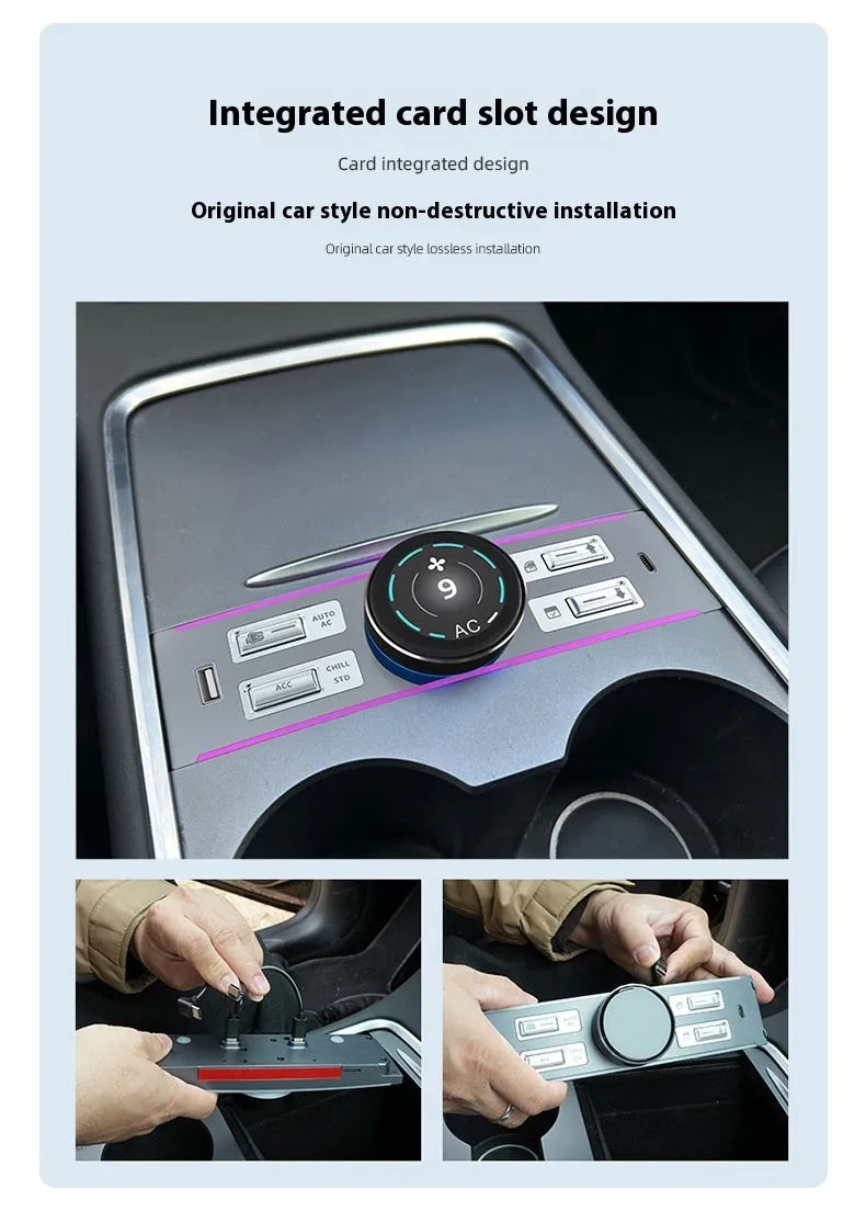 Model3Y LCD expansion dock with 1.46-inch IPS screen in centre console for 21-22 Model 3 and 21-24 Model Y