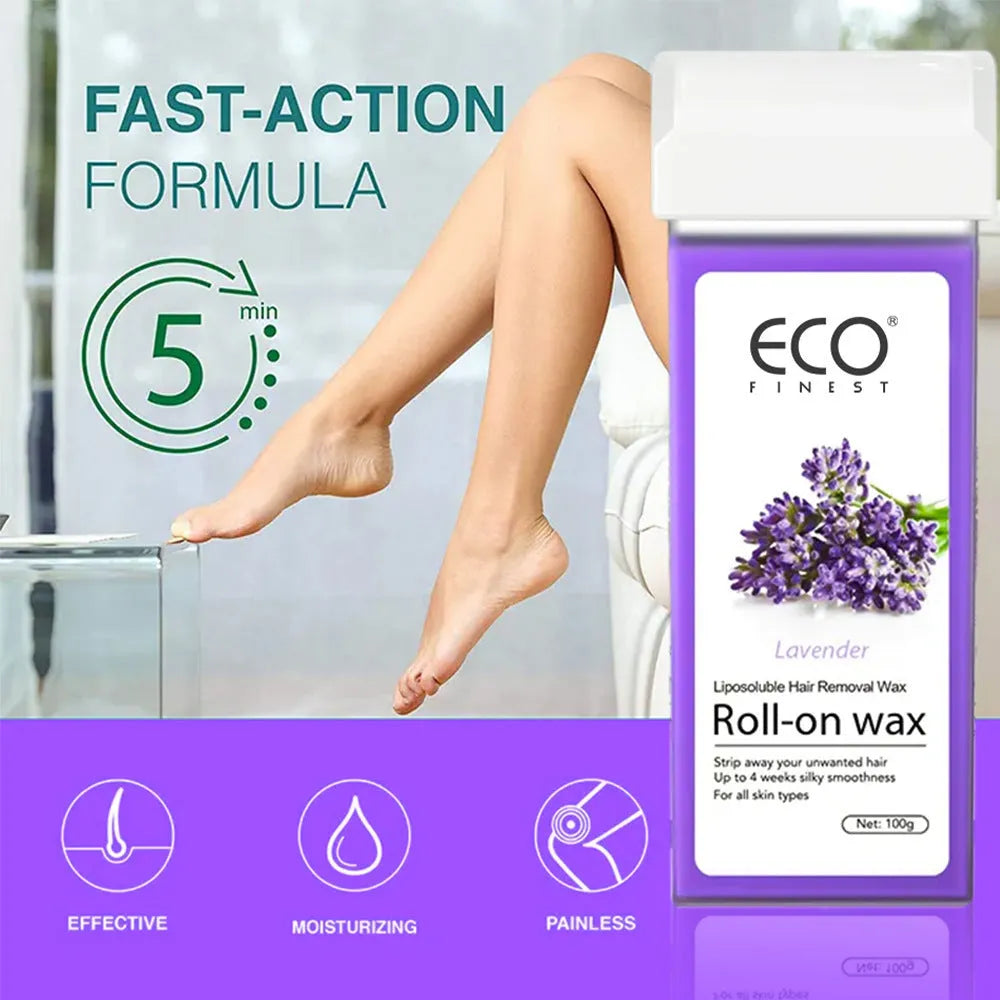 Lavender hair removal wax cream for whole body use on all skin types