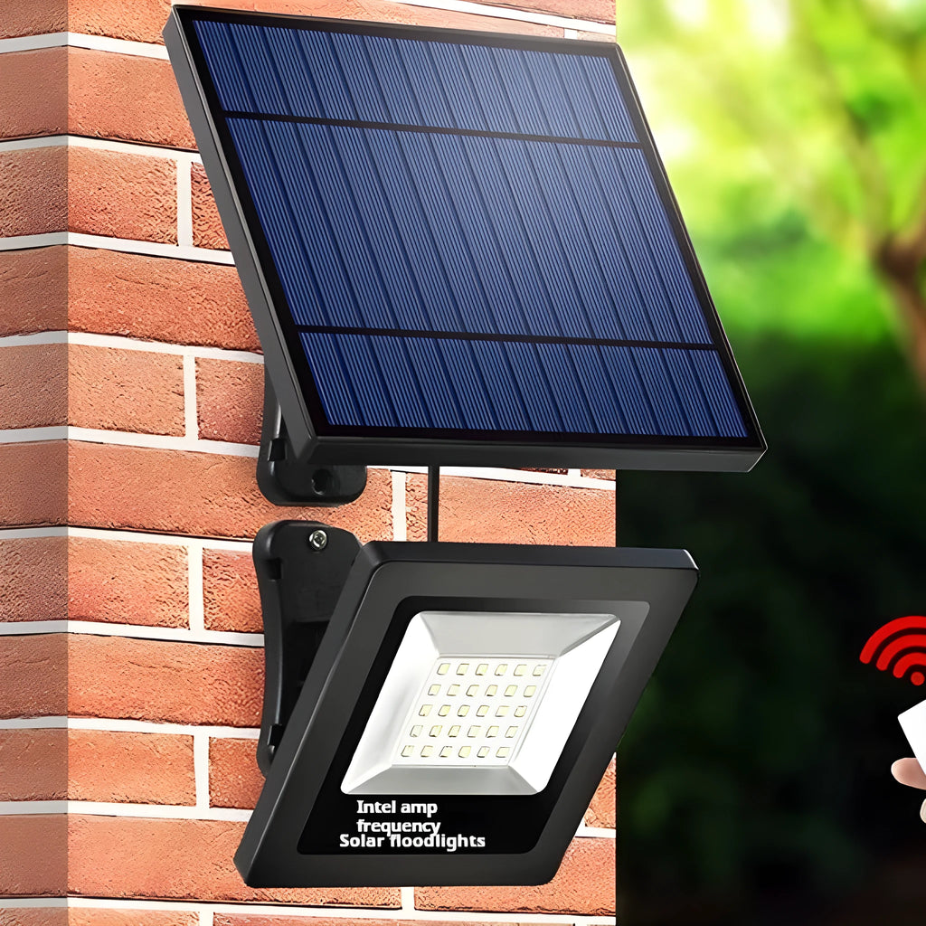 Outdoor waterproof solar LED courtyard light with IP65 rating in three lumen models