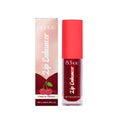 Moisturising lip oil bottle with plant oil and ceramide formula, shown in one of six flavour variants.