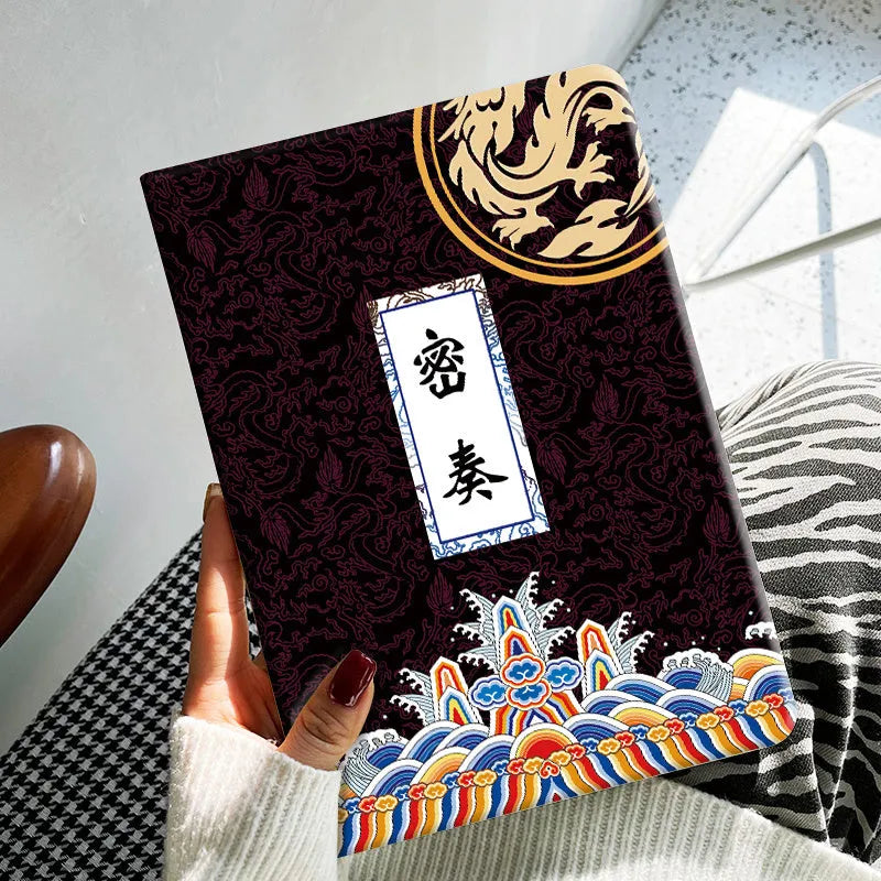 Anti-fall TPU tablet protection case with cartoon design in elk colour for iPad Pro 12.9 inches