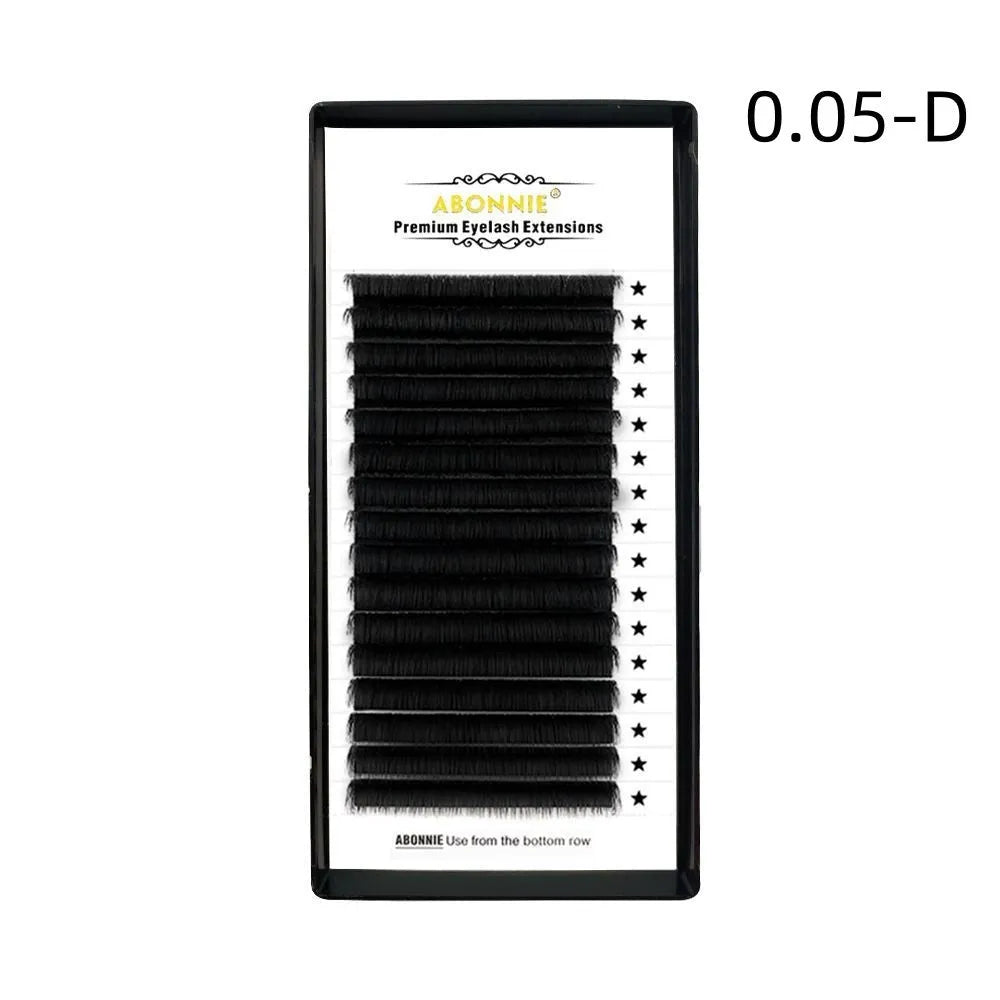 16-row dense mink hair false eyelashes showing matte round wool texture with length options from 8mm to 18mm