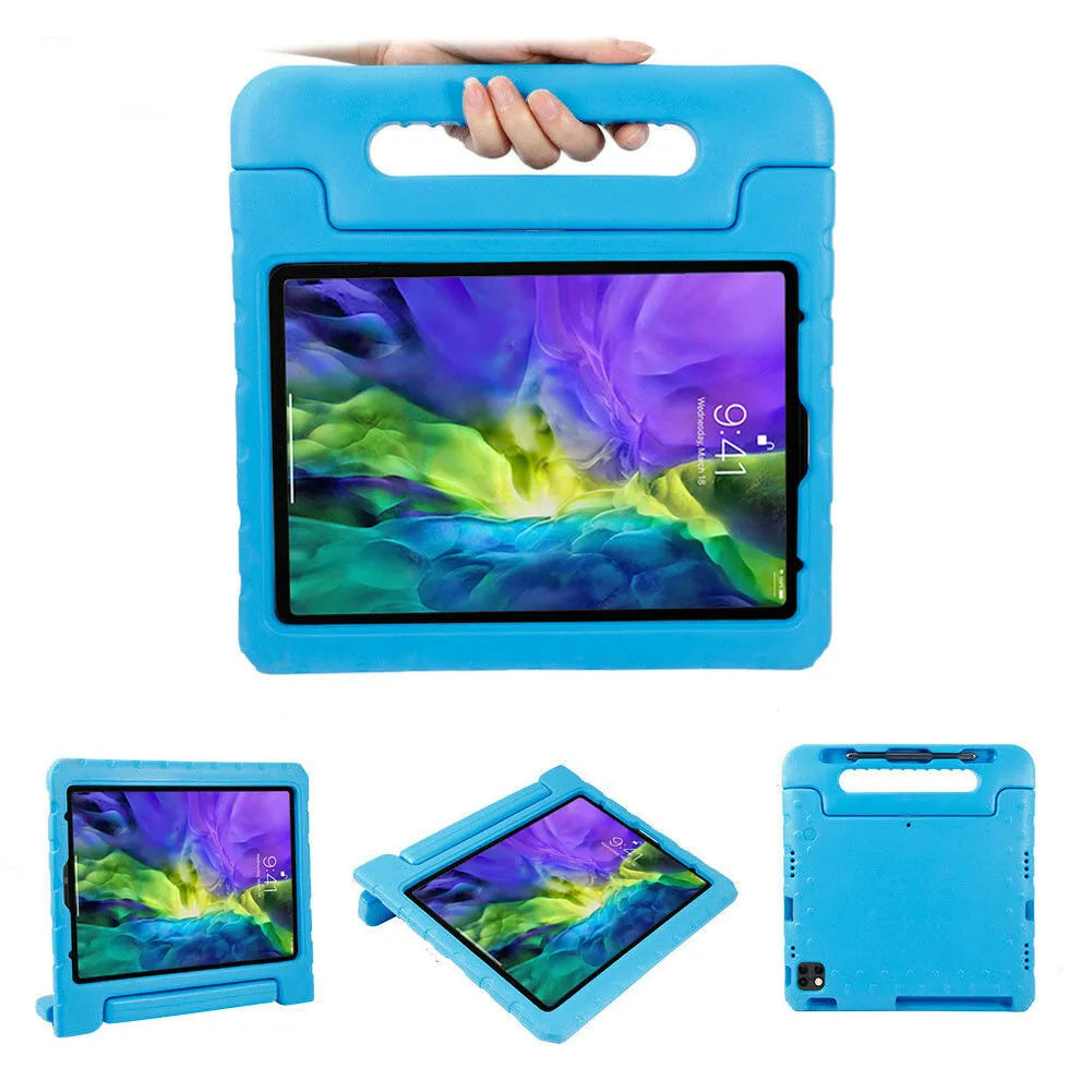 Huawei T3 9.6 EVA protective sleeve in blue, anti-fall tablet case with hard shell cover