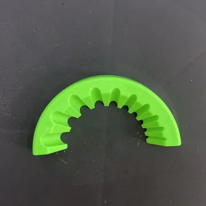 Angle grinder grinding bit bracket holder in yellow, green, and black colour options.