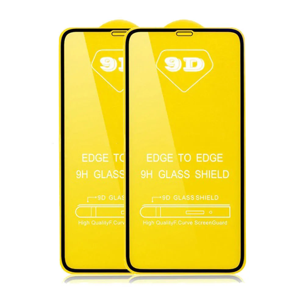 Black tempered glass screen protector for Xiaomi 10 Lite, 11 Lite, and 11T Pro phones