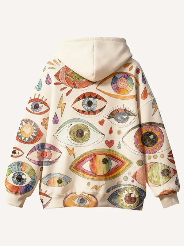 Fashion casual printed polyester sweater for women in apricot, long sleeve crew neck pullover