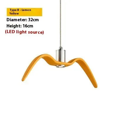 Nordic postmodern macaron design LED chandelier in 320mm diameter with multiple colour options