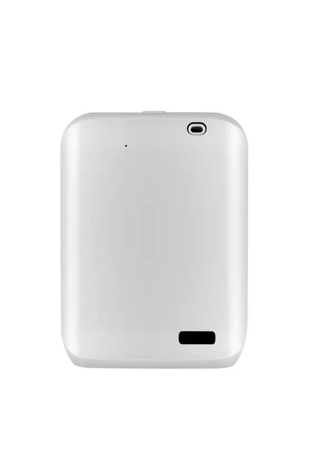 White wall mount HVAC essential oil diffuser with 150ml capacity and smartphone app control interface