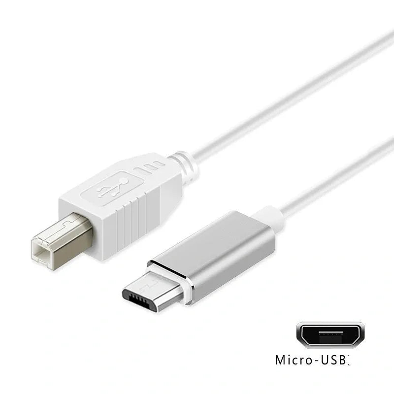 Three-in-one instrument data cable with USB and multiple interfaces, 1 metre length, single head connector.