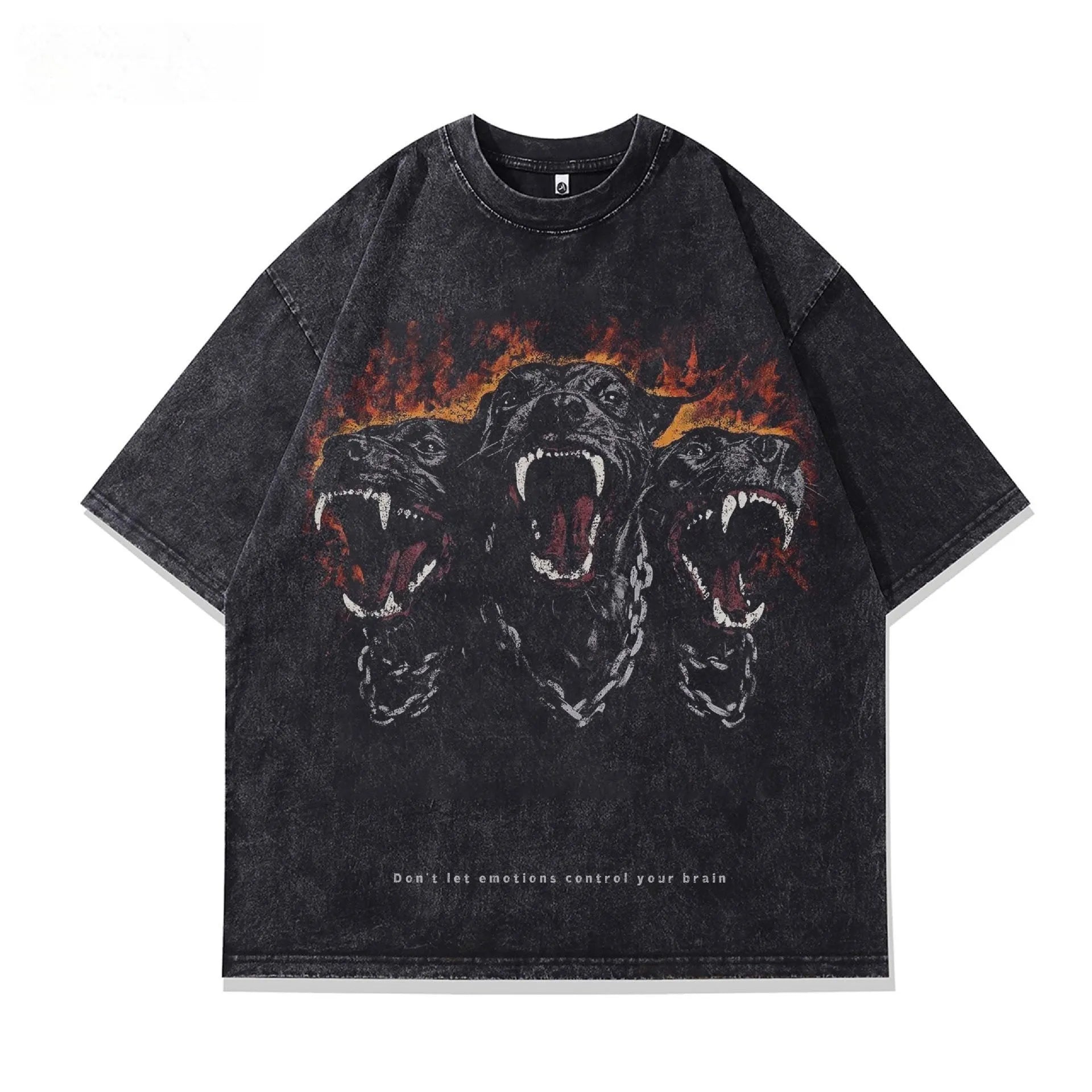 Men's short sleeve t-shirt with character pattern print in pure cotton loose fit