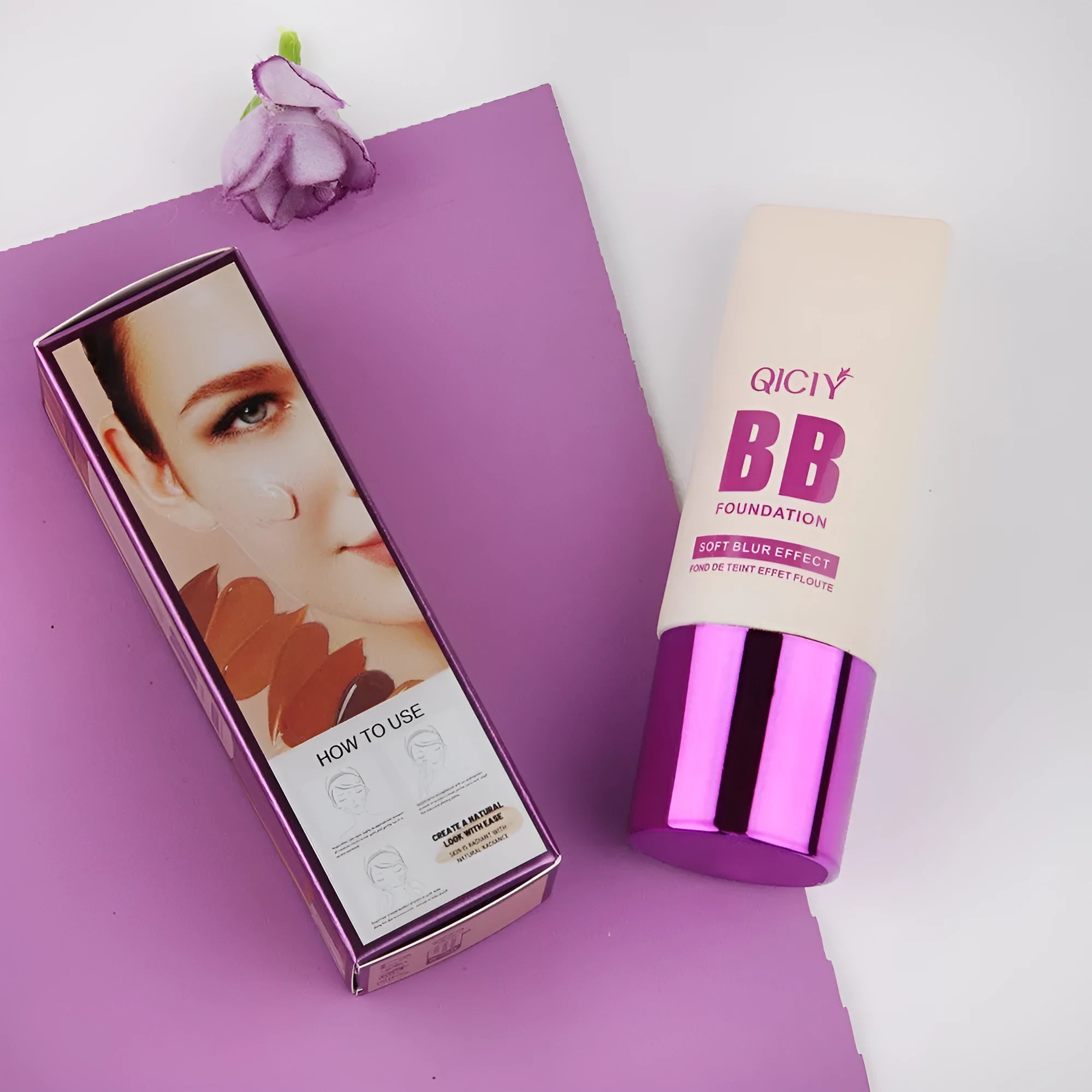 Feeding bottle BB cream liquid foundation concealer in 10 colour shades for brightening and repair