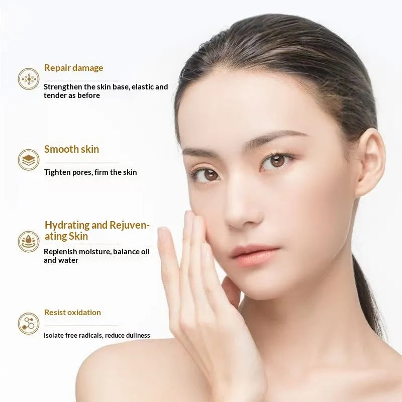 Freeze-dried peptide powder kit with activator for repairing fine lines and acne marks