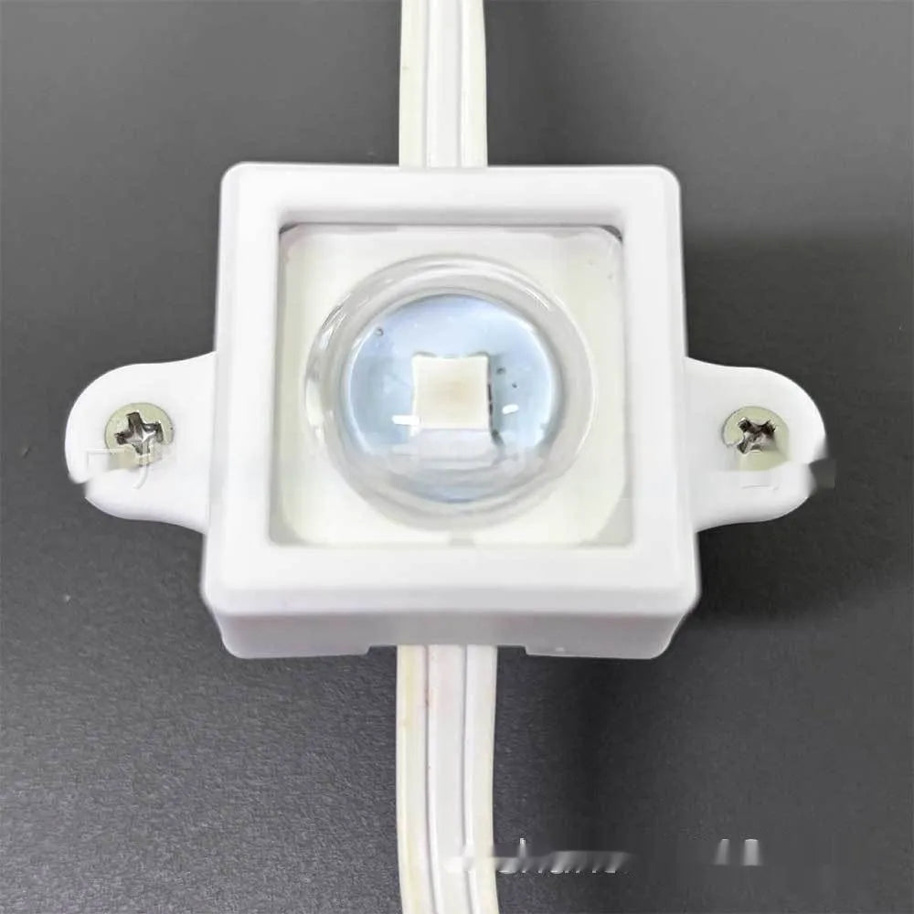 White plastic LED protective lampshade measuring 1.7cm by 6cm for bulb and strip light coverage