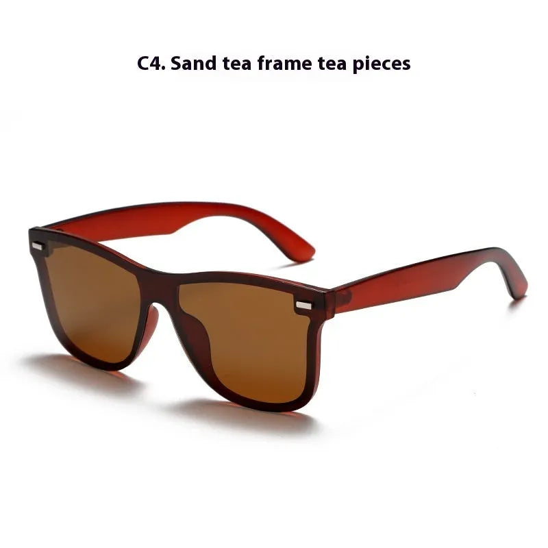 Polarised sunglasses for driving and outdoor sports in Sand Black frame colour.