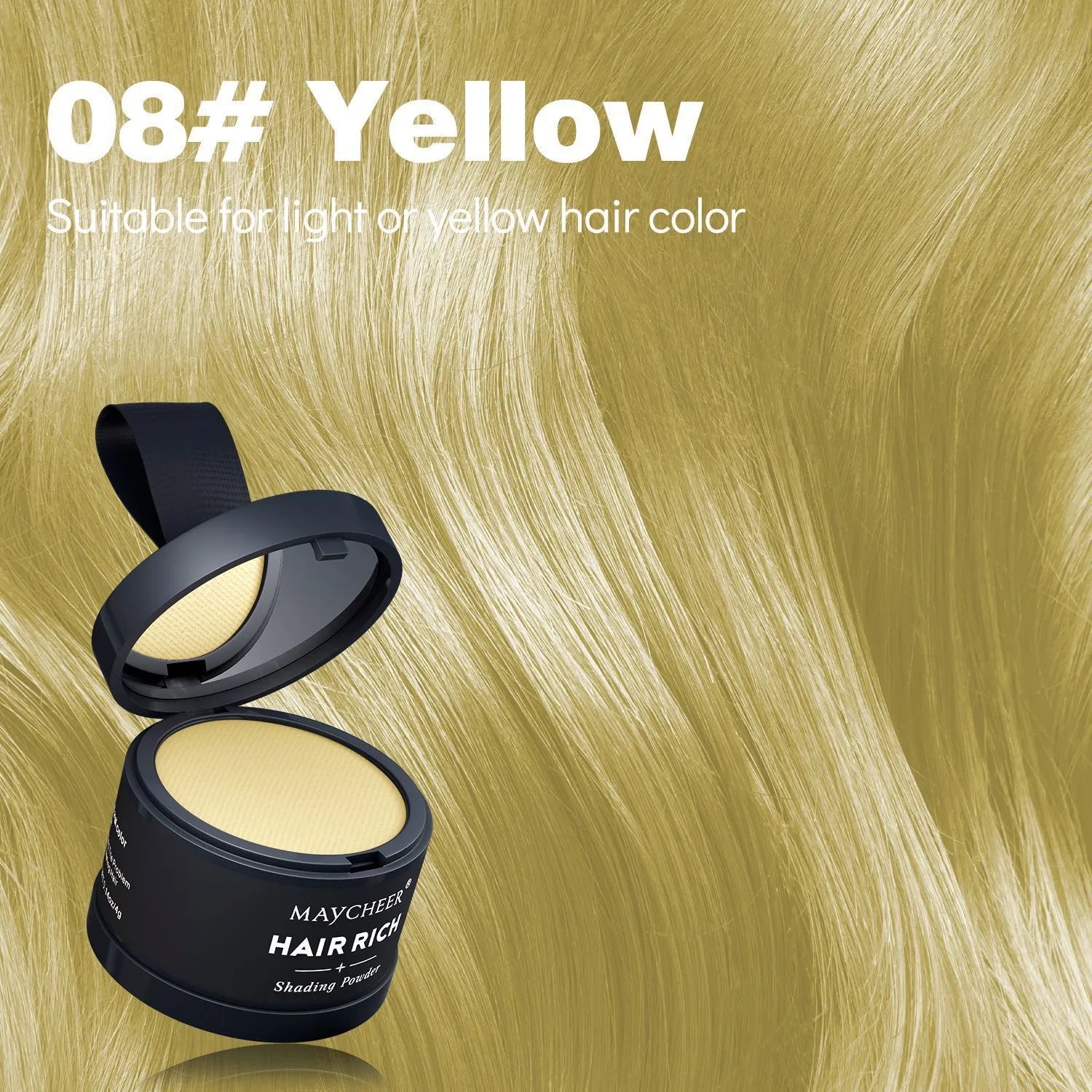 Hairline sculpting contour powder in plastic compact with dual-use brow and hairline fill, 4g net content