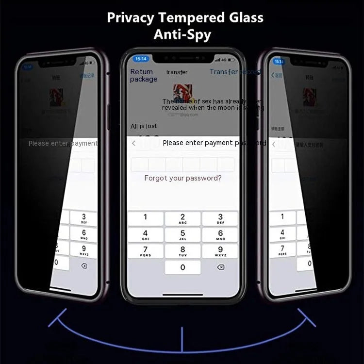 Samsung S23 Ultra anti-peep magnetic phone case with double-sided glass, mirror finish, and metal frame in gold colour