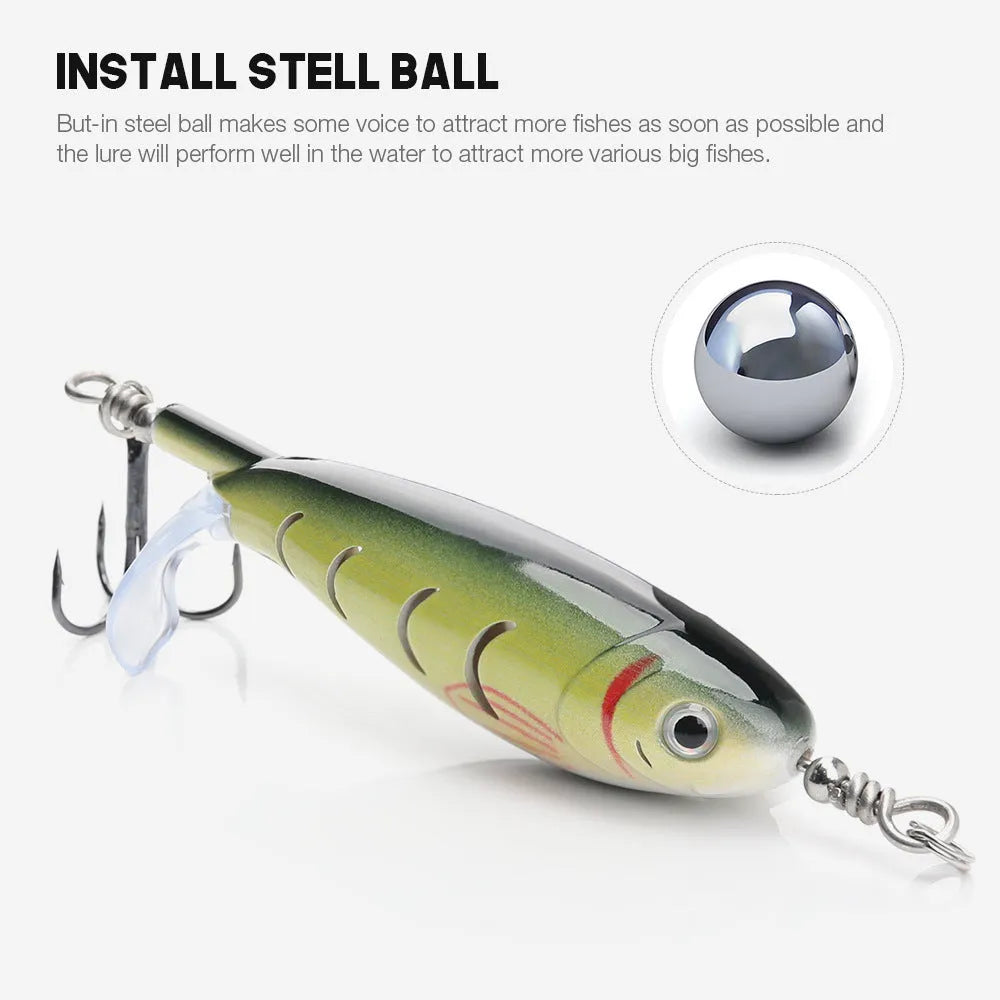 7.5cm artificial fishing bait for road fishing with soft plastic construction and multiple colour options