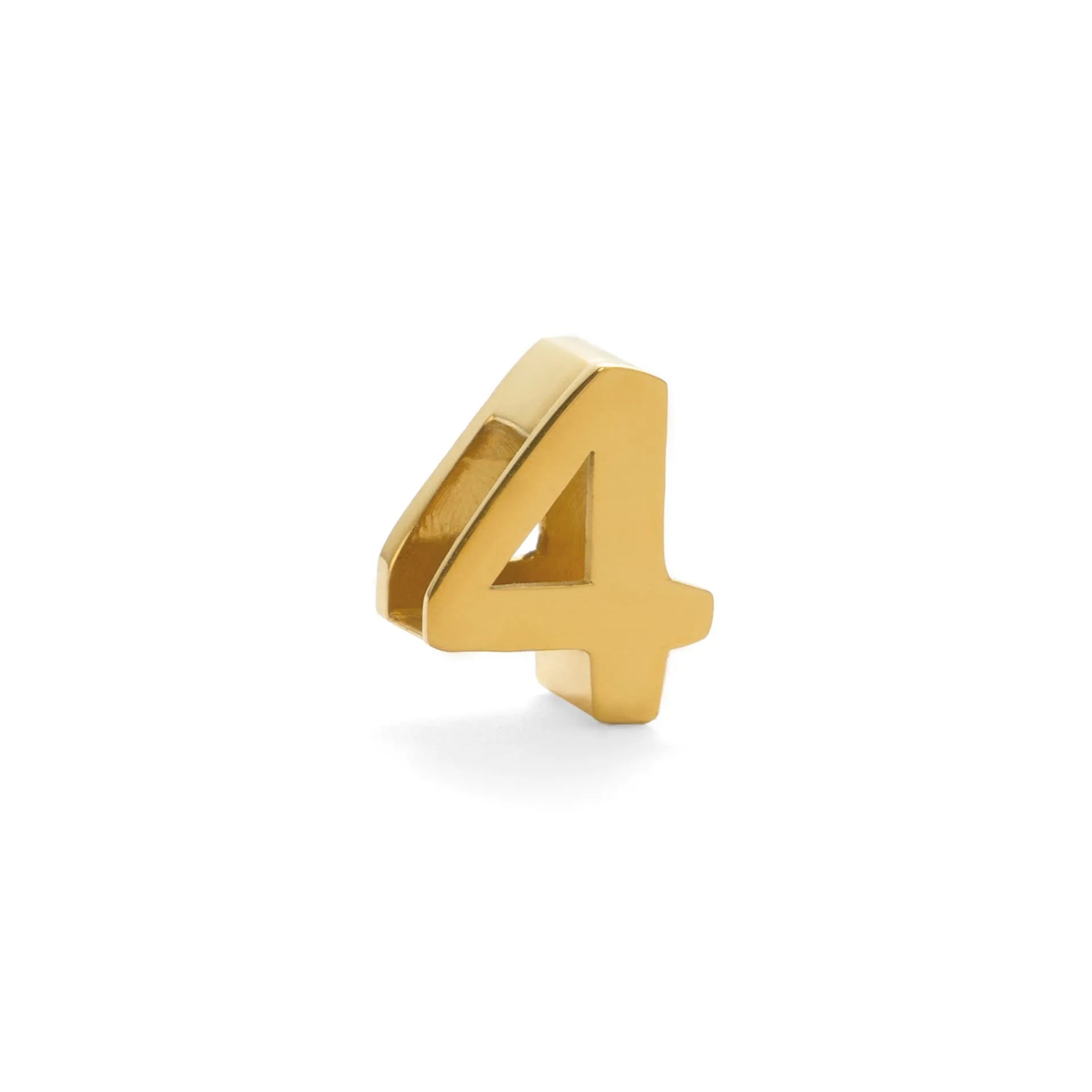 Gold electroplated titanium steel necklace with the letter 'A' pendant on a 40.5cm chain.