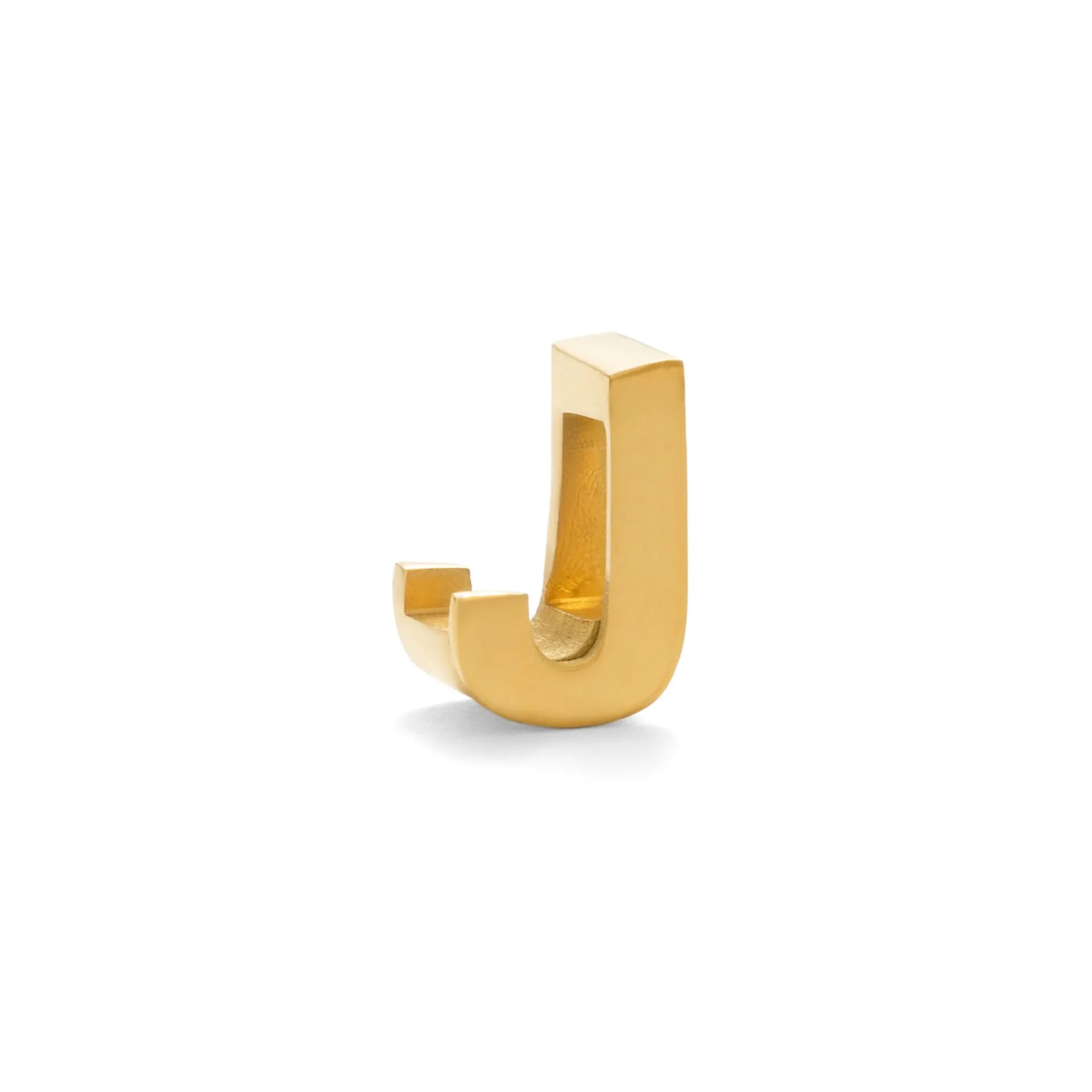 Gold electroplated titanium steel necklace with the letter 'A' pendant on a 40.5cm chain.