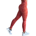 Women's push-up butt leggings in camouflage pattern for gym workouts and yoga