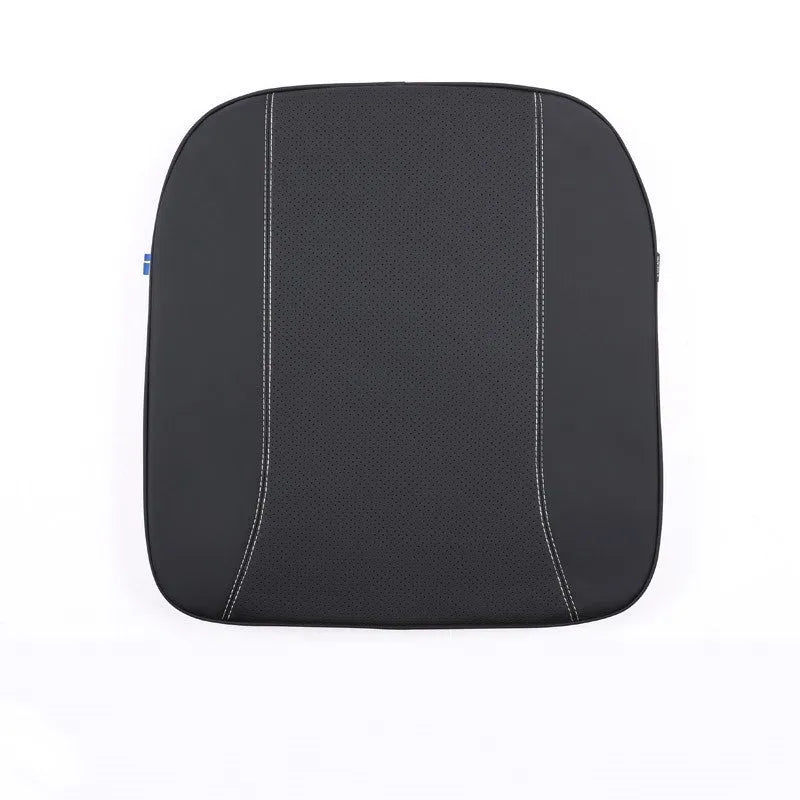 Car headrest, seat cushion, neck pillow and lumbar support accessories in minimalist design