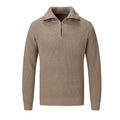 Men's slim fit pullover jumper in solid colour options for autumn and winter wear