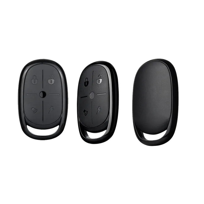 433MHz wireless car remote control with copying function showing 3-key button layout