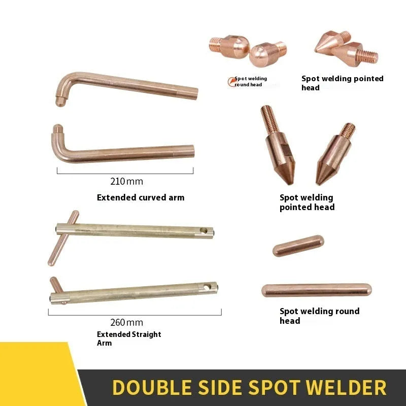 OL8000 double-sided spot welder butt welding machine with round and pointed heads