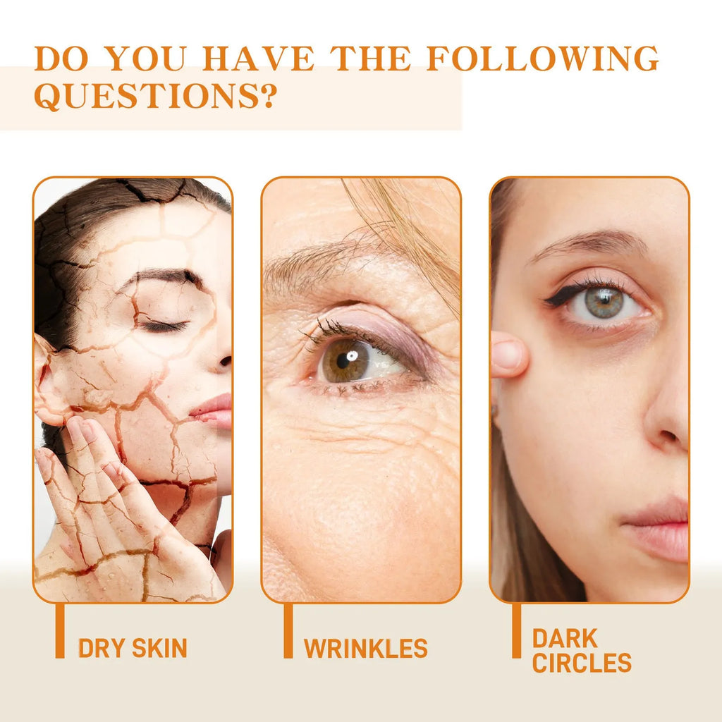 Squalane face serum in a PET bottle with vitamin C, hyaluronic acid, collagen for hydration, 3x3x10.5cm