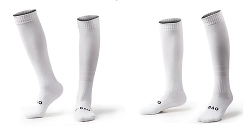 Cotton jacquard sports socks in multiple colours, thicker and absorbent, size L39-43 for adult football use